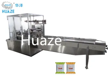 Horizontal automatic biscuit/cake/bread flow packing machine