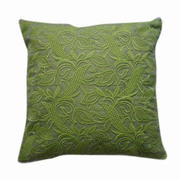 Pillow Cover with Decorative Embroidery