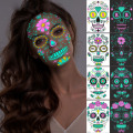 Halloween Halloween Double Color Nightglow Tattoo Stic