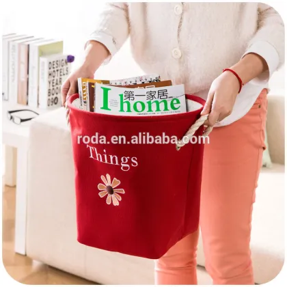 WBN-09: Roda wholesale Cotton and linen storage ,storage baskets wholesale,baskets for storage