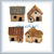 Hand made Landscape Miniature cottage model/architectural building model maker ,creative toys,educational toys