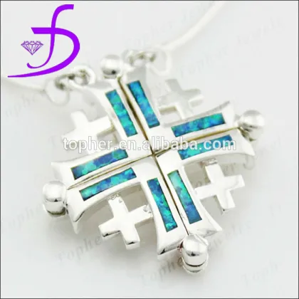 Unique design high quality 925 silver jewelry silver opal necklace