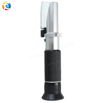 Handheld Milk Concentration Refractometer - 0-20% Milk Protein Tester (Pure Aluminium)
