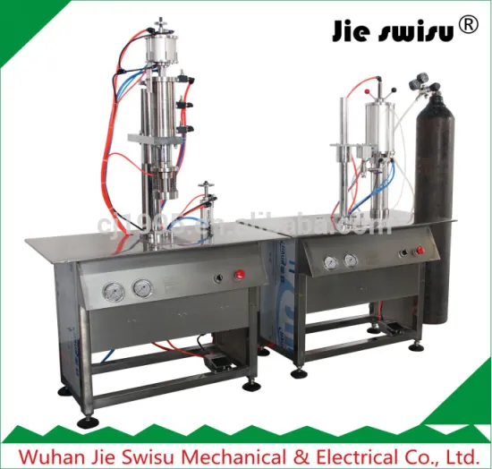 Semi-automaitc aerosol can oxygen mask filling machine