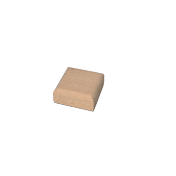 Siku handrail kayu yang elegan untuk tangga lingkaran