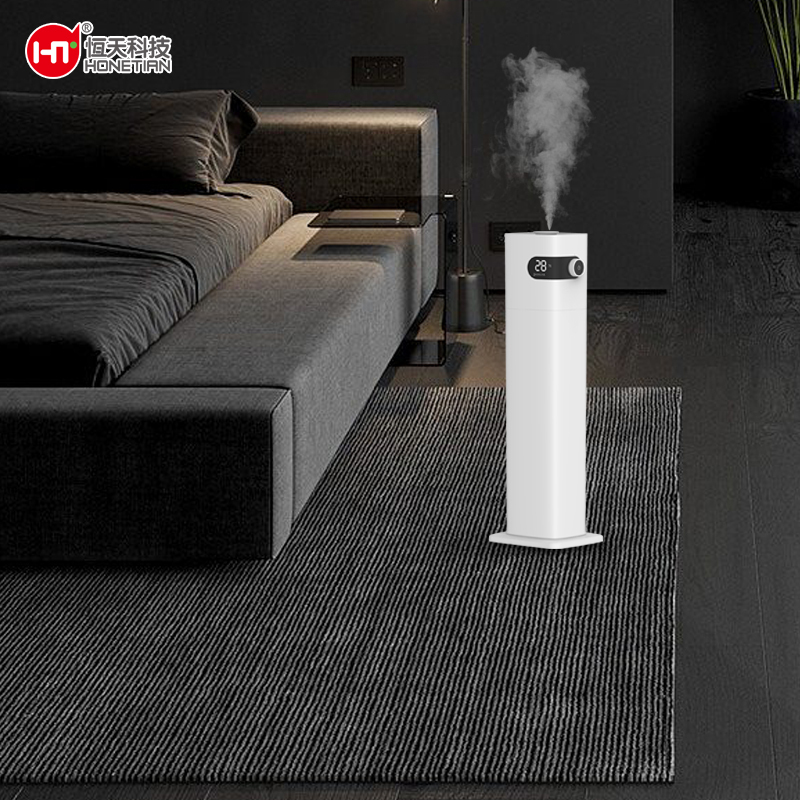 HONETIAN uv sterilization auto humidity setting 8.5L capacity wifi and remote control 8 timer tower humidifiers forlarge room