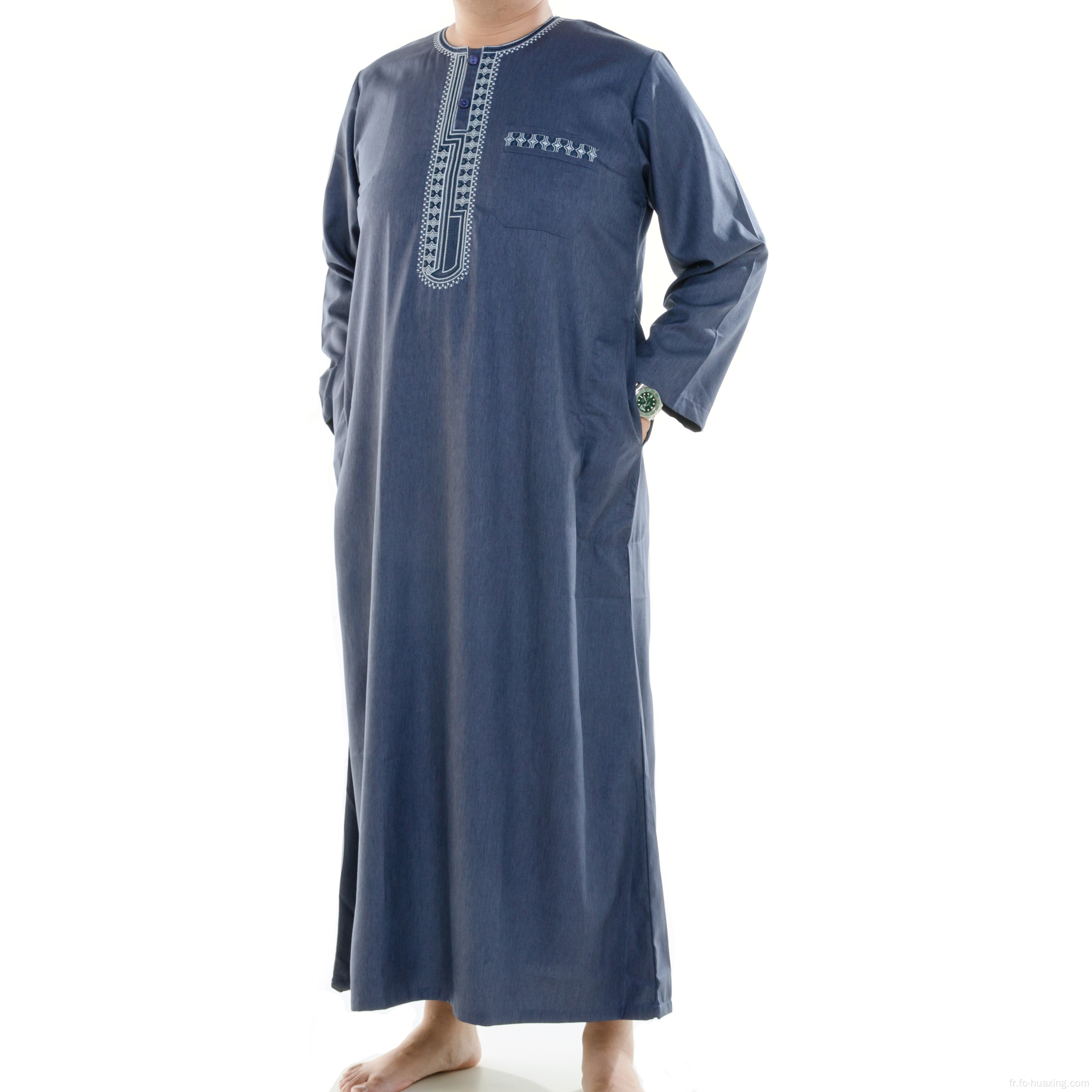 Vêtements islamiques hommes thobe arabe musulman thobe
