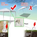 Tenda da gazebo da 10'x10 "esterne con 4 pareti laterali
