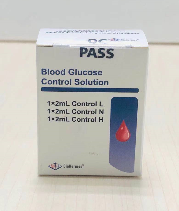 Prueba de control de calidad para medidor de glucosa en sangre