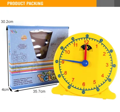 DIY Funny Clock Teaching Aids For Children