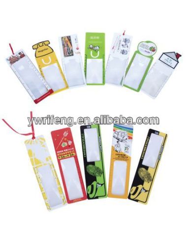 New Style fashion bookmarks magnifying glass bookmarks Magnifiers flower metal bookmark OEM