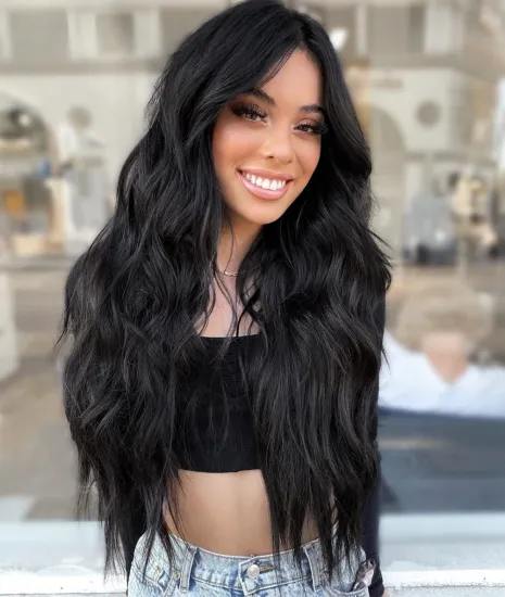 Free Sample Top Quality Lace Front Synthetic Wig Heat Resistant Long Body Wave Lace Frontal Synthetic Hair Wigs Vendor Price
