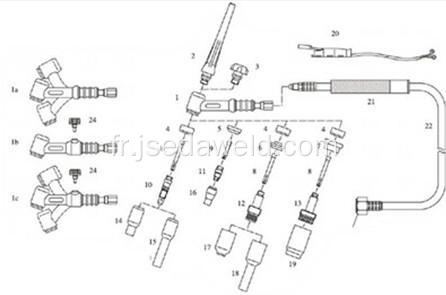 WP-26 Air refroidi torche Tig