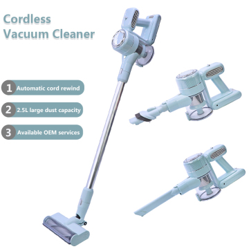200W Wireless Electric Stick Vacuum Cleaner - Portable Hand Vacuum