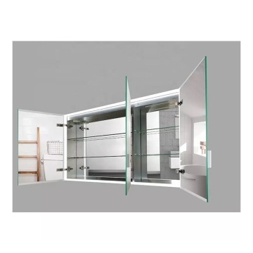 Modern Waterproof Bathroom Mirror Cabinets with LED Lights - New Arrival Hotel Vanities