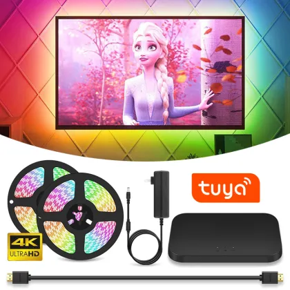 Best Value RGBIC LED Lights with Sound and Light Synchronization for TV