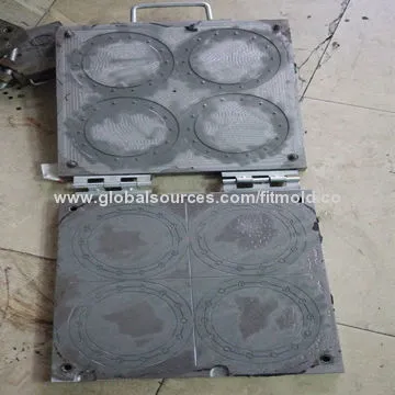 Compression Rubber Mold with Four Cavities, Suitable for O-ring Parts