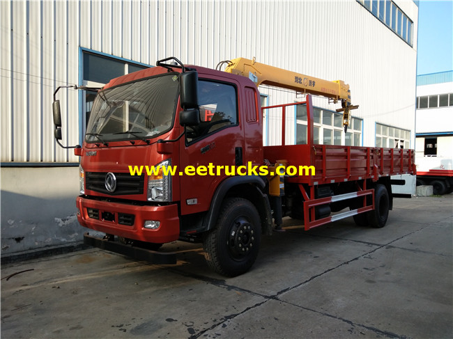 Dongfeng 210HP 9ton Crane Trucks