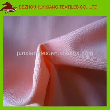65 polyester 35 cotton twill fabric plain dyed/bleached fabric for garment