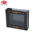 PVC window magnetic closure cosmetic gift packaging box