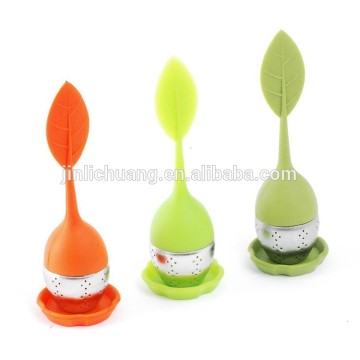FDA approved new design silicone tea infuser with stainless steel