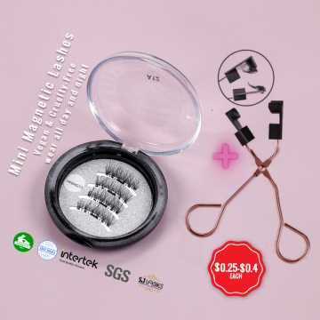 Magnetic Eyelashes Wholesale: Custom Eyelash Boxes, Dramatic Full Strip Real Fur & 3D Mink Lashes Vendor