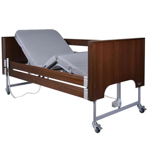 Metal And Wood Motorized Folding Hospital Beds