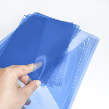 Blue clear PET transparent A4 sheet roll price