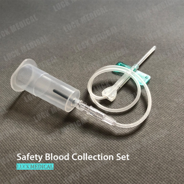 Conjunto de coleta de sangue de segurança de vacutainer