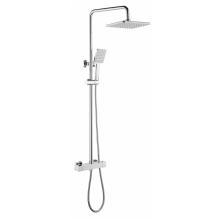 Ensemble de robinet de douche thermostatique mural en laiton