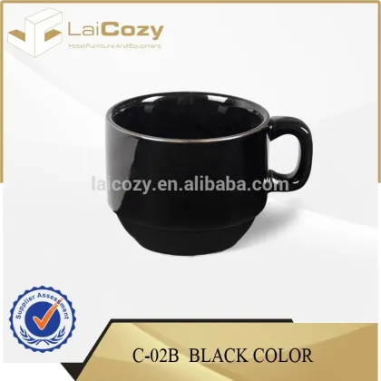 hotel used ceramic coffee cup with handle Porcelain coffee cup with handle hotel room ceramic coffee cup