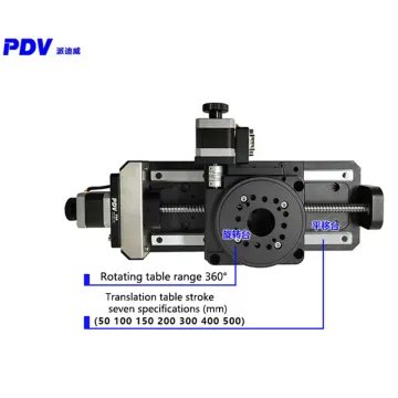 High Precision Two-Axis Motorized Displacement Stage