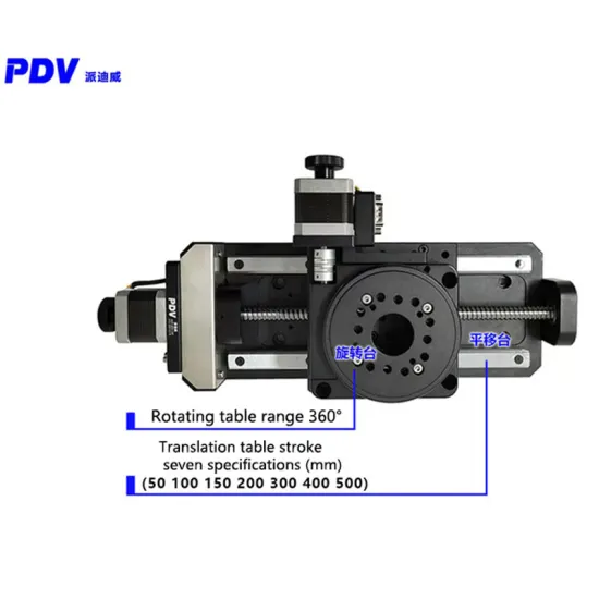 High Precision Two-Axis Motorized Displacement Stage