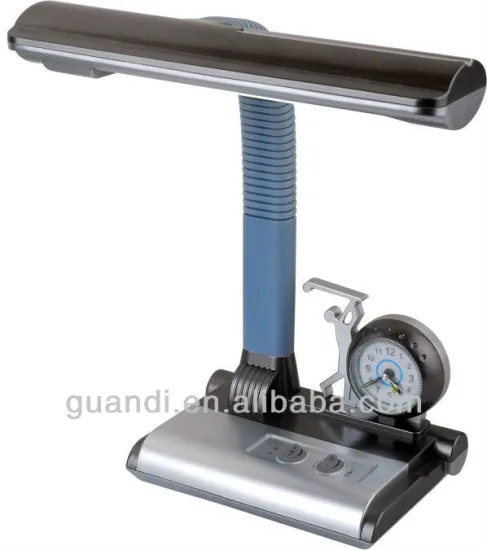 luxury student desk lamp with clock golf