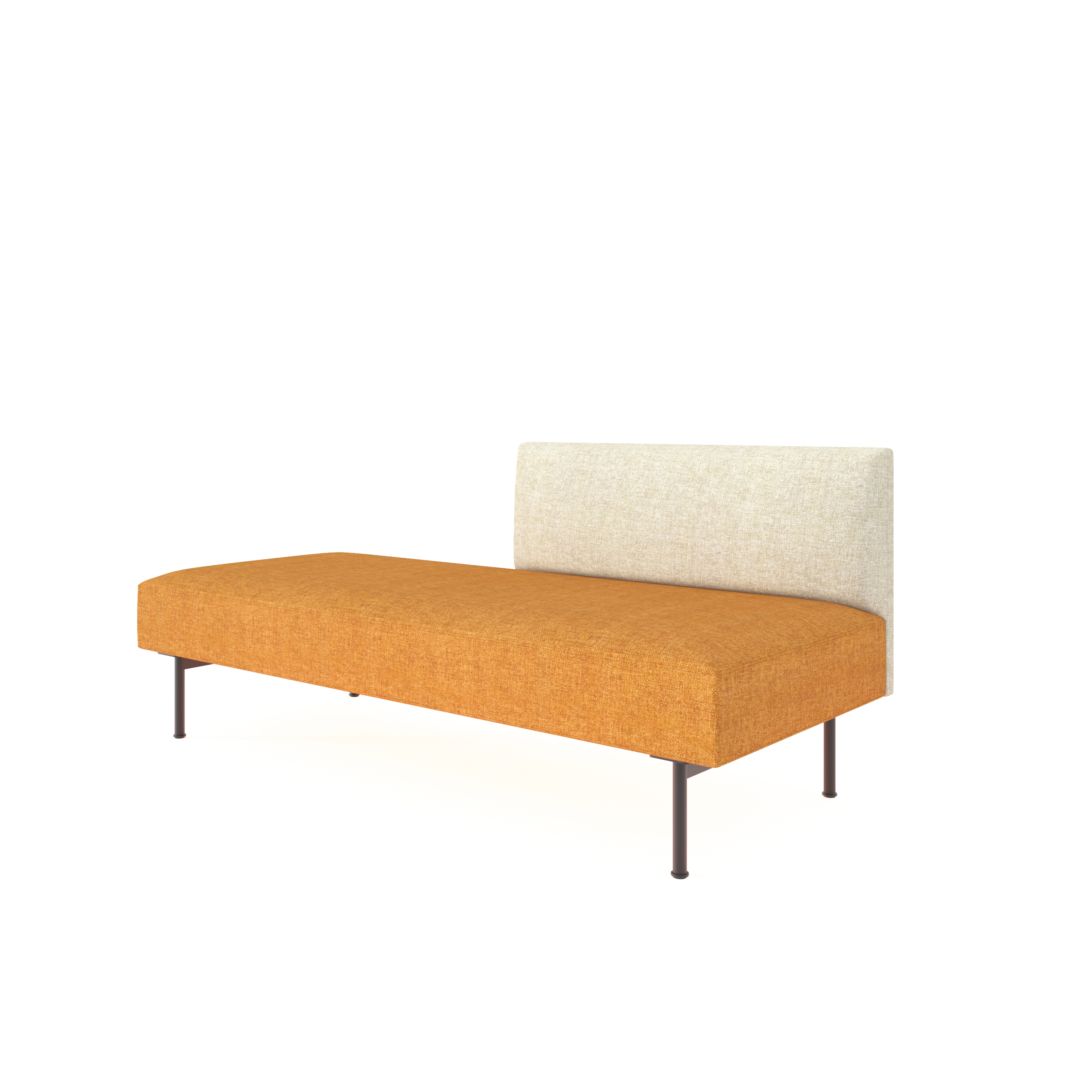 Modern Armless Sectional Sofa