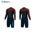 Seaskin Back Zip Lembut Lembaga Neoprene Springsuit Wetsuit