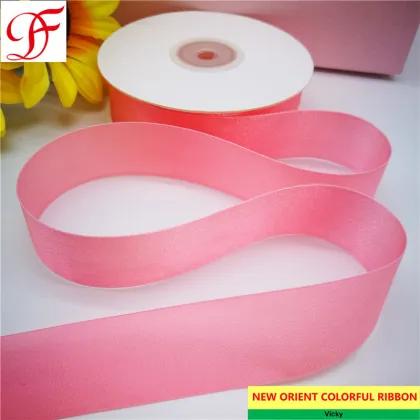 Factory/Manufacture OEM/Custom Sparkle Sheer Ribbon Grosgrain Satin Double/Single Face Ribbon with Pantone Colors