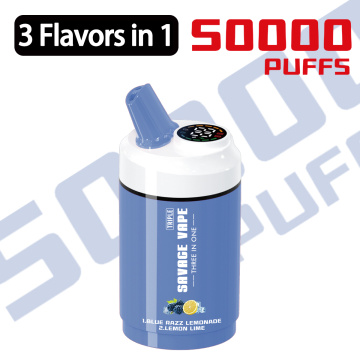 Savage Triple 50K Puffs Disposable Vape 3in1