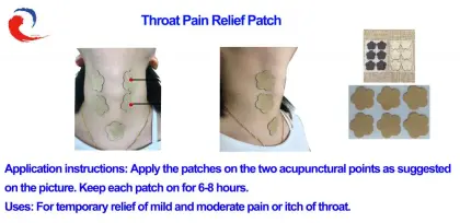 Throat pain relief patch(for itchy throat)