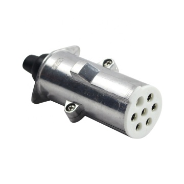 Europe Style 7Pin Aluminum 24V S Type Trailer Connector for Auto