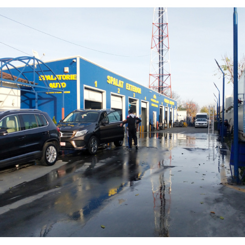 Automatic touchless robotic car wash equipment