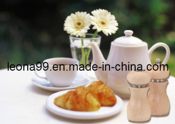 Promotion Wood Pepper Mill and Salt Shaker (W014)