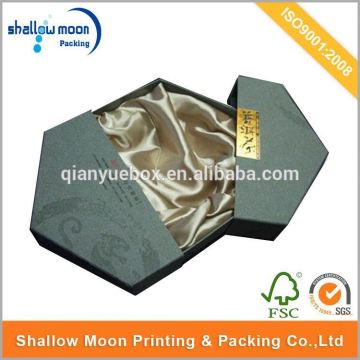 High Quality custom cheap hexagon paper rigid box