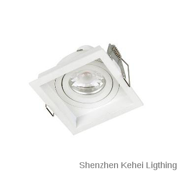 One head ceiling light with angle adjustable function