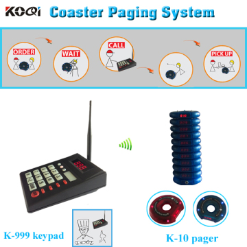 Self-Take Meal Service Pager Wireless Queuing Ordering System