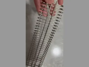 Stainless Steel 304/316 Metal Eye Link Conveyor Belts with Sprocket