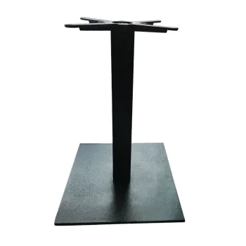 High Quality Modern Style Rectangle Sand Black Cast Iron Dining Table Base