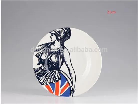 Porcelain Dinner Dessert Plate made in china