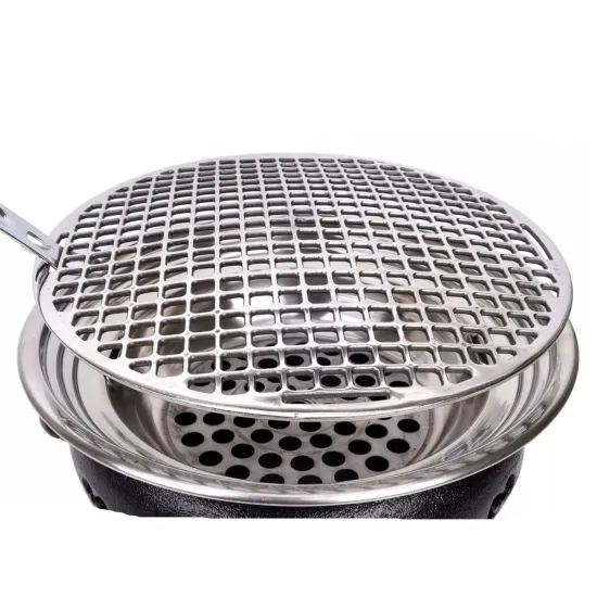 Korean Barbecue Grill Plate Stainless Steel Aluminum