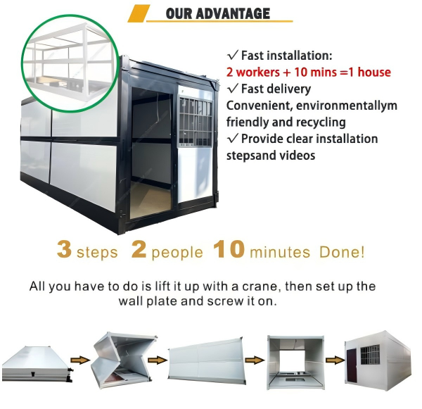 folding houses for sale